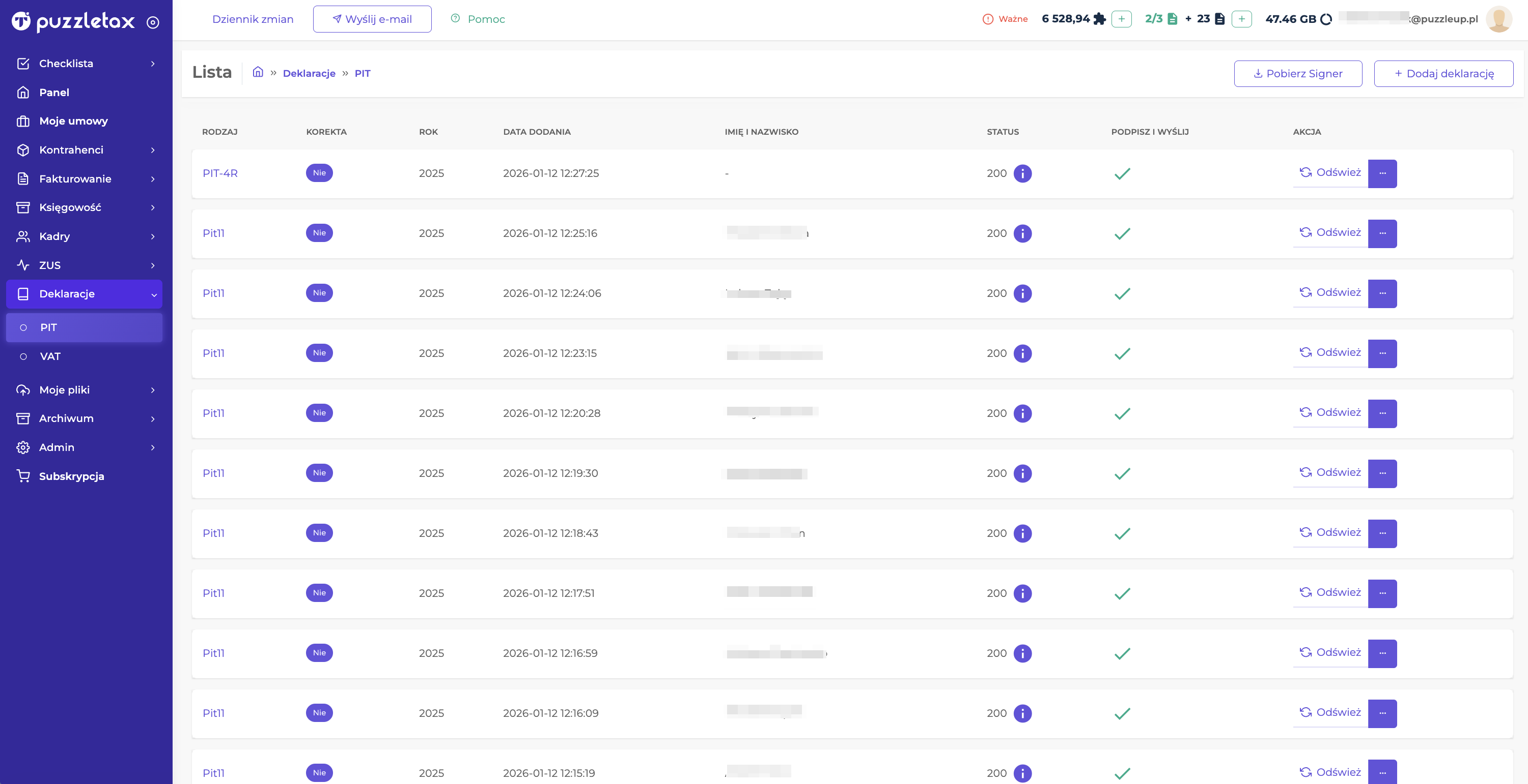 Pulpit PuzzleHub — faktury, finanse i KSeF w jednym widoku